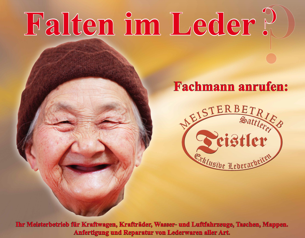 Sattlerei Teistler Coburg - Professionelle Lederbearbeitung Falten im Leder - Sattlerhandwerk Bayern